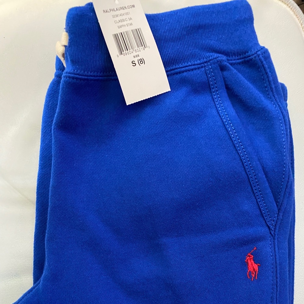 Boys Ralph Lauren Sapphire blue sweat pants